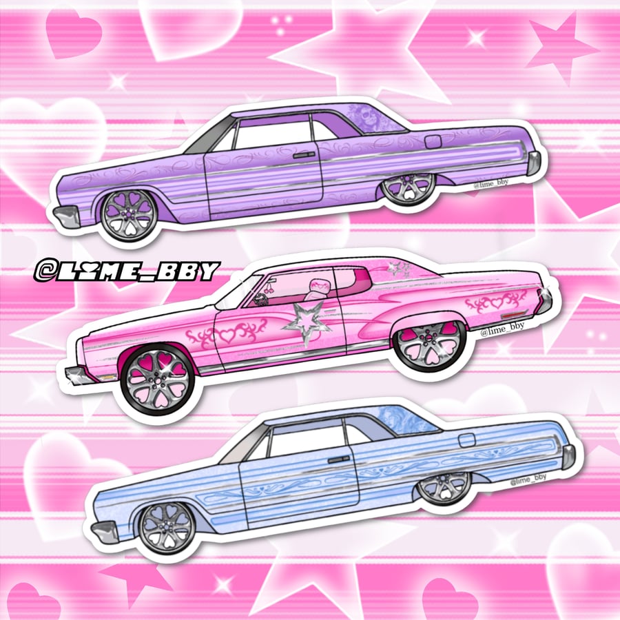 Image of Bby Lowrider Stickers