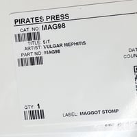 VULGAR MEPHITIS - S/T TEST PRESS