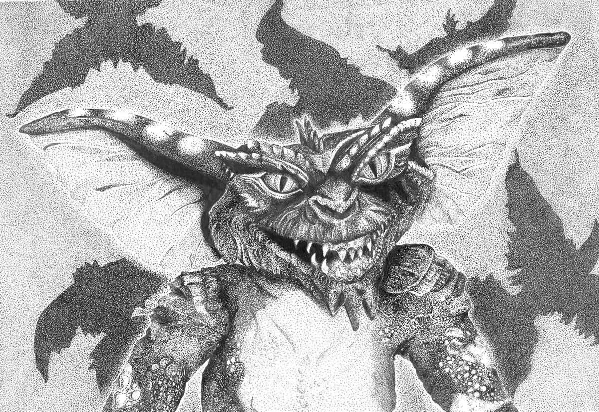 Image of PRINT - Stripe, from "Gremlins".