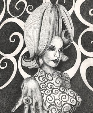 Image of PRINT - Martian Girl from "Mars Attacks".