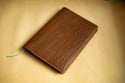 A5 Notebook Leather Cover - Brown Japanese Horse Hide