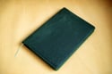 A5 Notebook Leather Cover - Olive Green Japanese Horse Hide