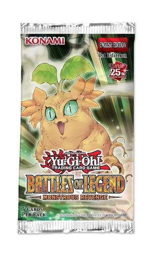 Image of Yugioh Battles of Legend: Monstrous Revenge 1st Edition Booster Box (24 Packs)