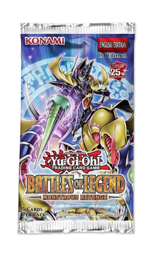 Image of Yugioh Battles of Legend: Monstrous Revenge 1st Edition Booster Box (24 Packs)