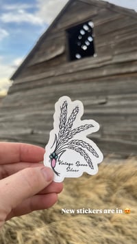 Wheat Vintage Spoon Sticker