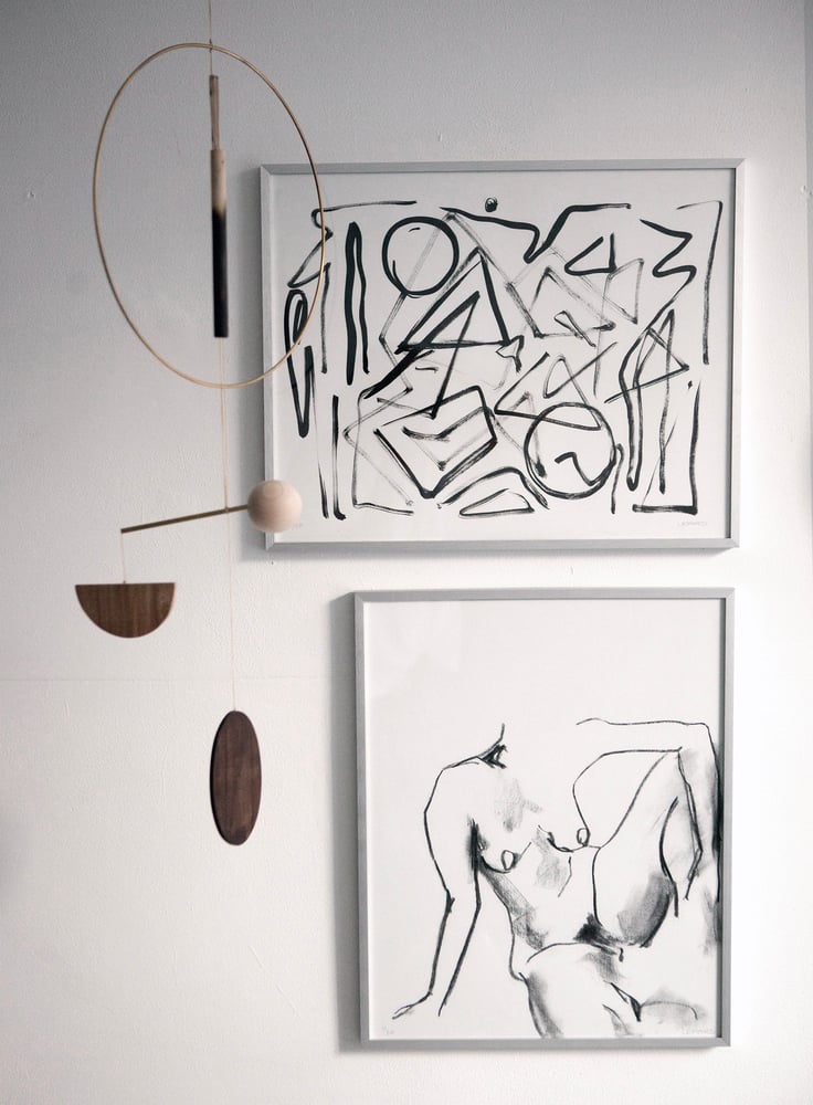 Image of Collage in Ink art print by LEFORD