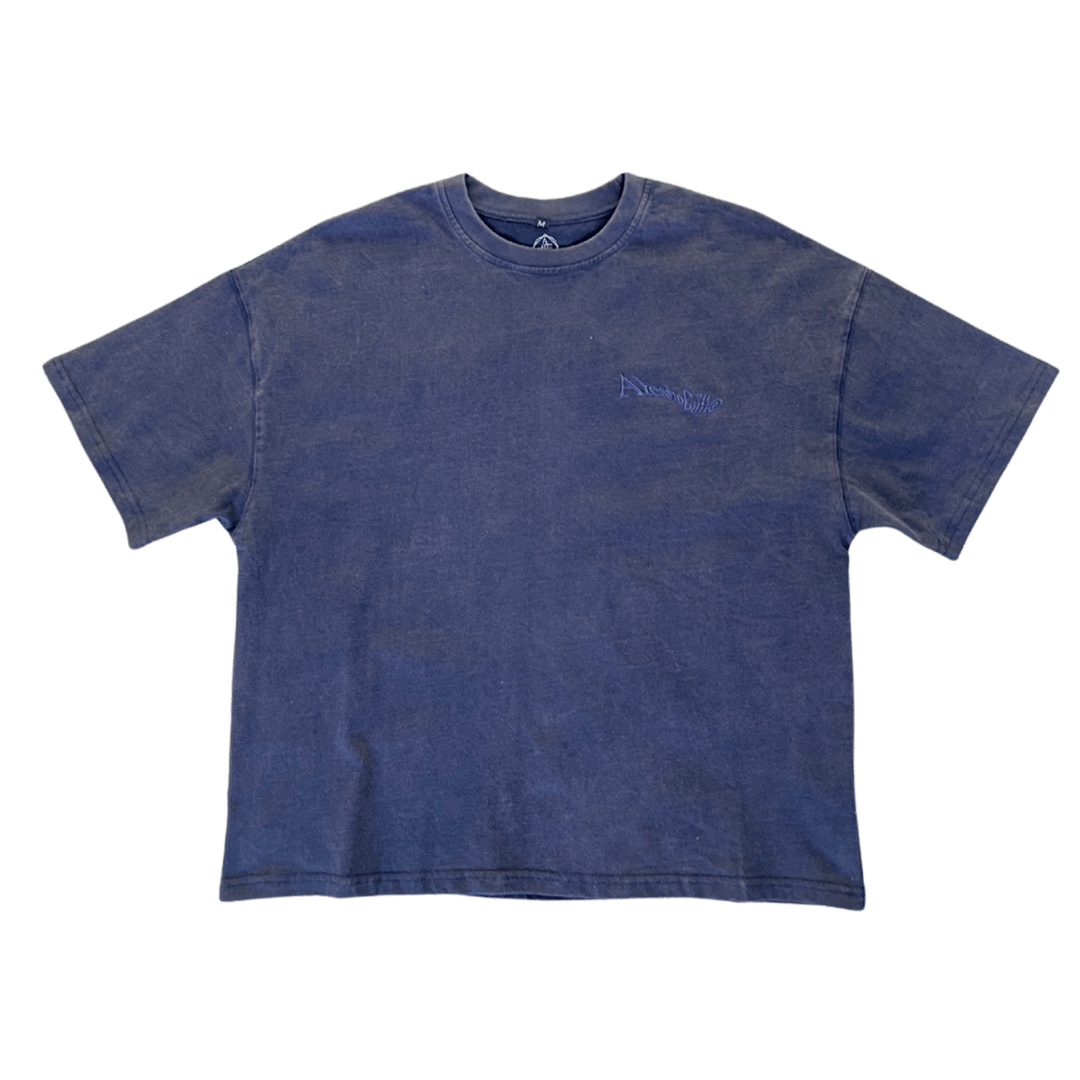 Image of Summer of 99' old washed tee - navy blue