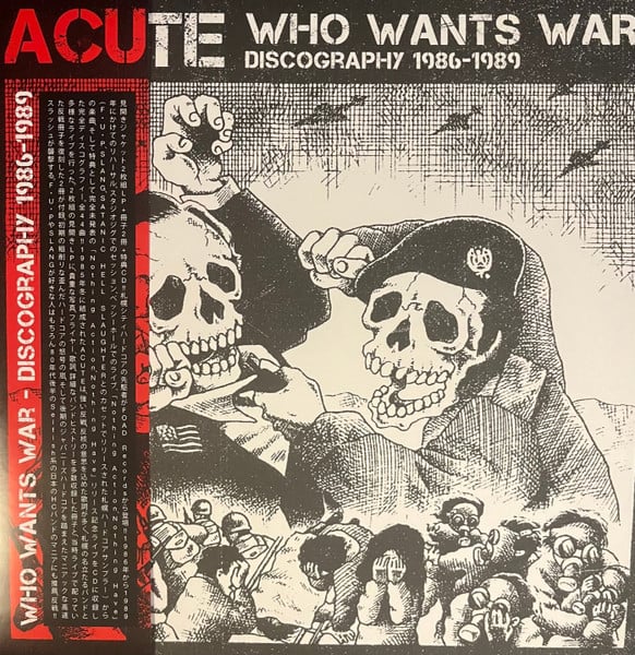 ACUTE "Who Wants War: Discography 1986-1989" 2LP + CD