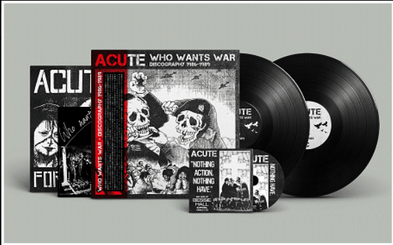 ACUTE "Who Wants War: Discography 1986-1989" 2LP + CD