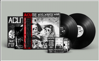 Image 2 of ACUTE "Who Wants War: Discography 1986-1989" 2LP + CD