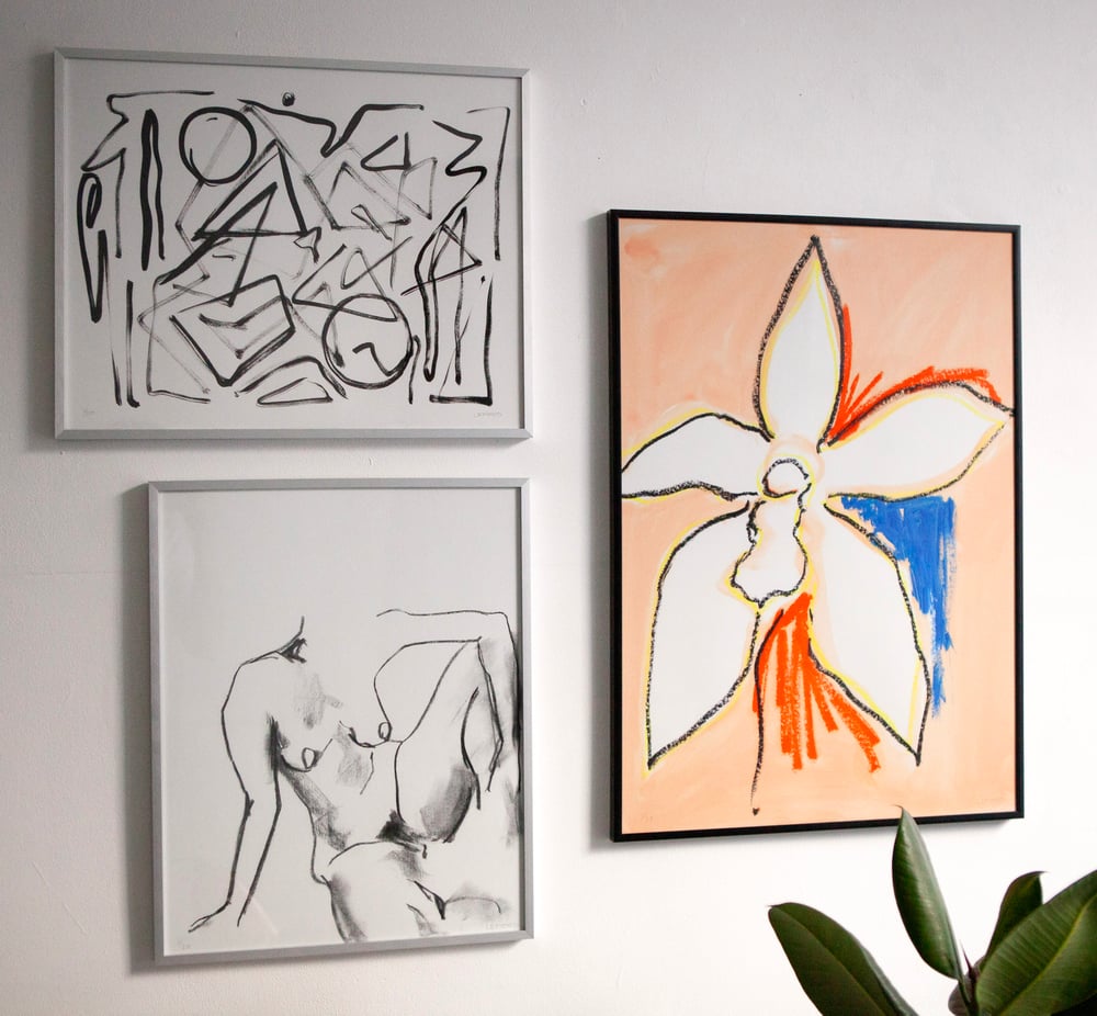 Image of Life Drawing 01 art print by LEFORD