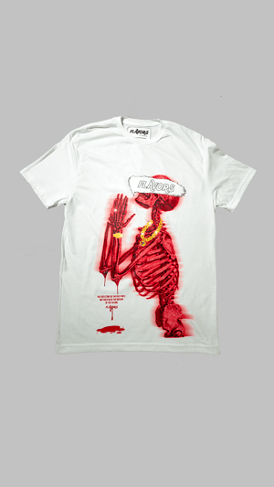 Image of Skeleton T Shirt Red