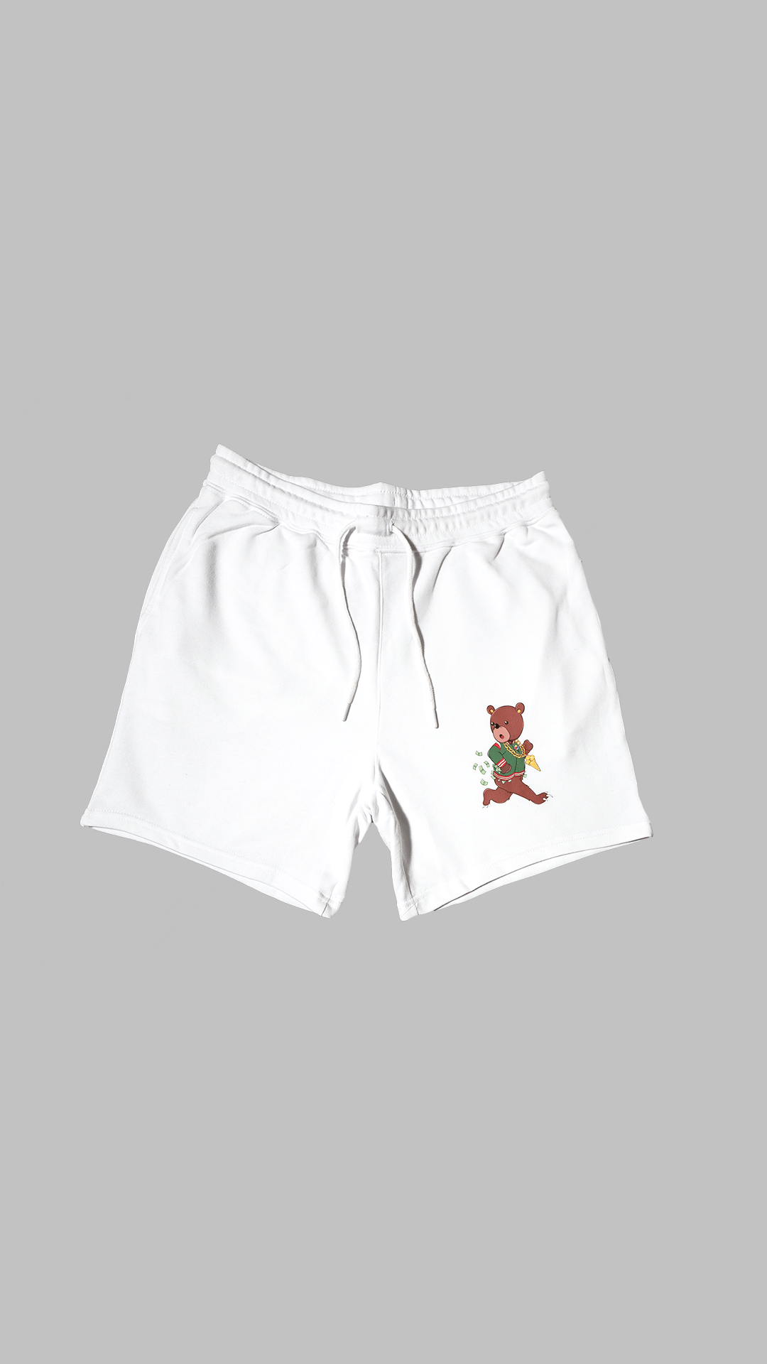 Image of Highschool Dropout Shorts WHITE