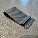 Sleek Dry Carbon Fiber and Forged Carbon Money Clips