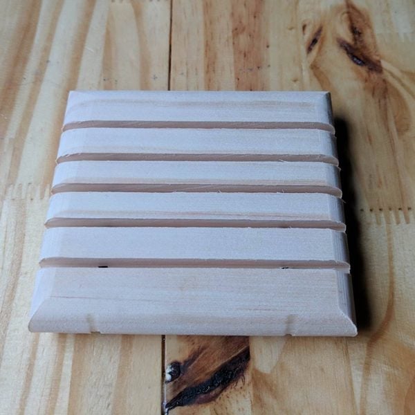 Image of Wood Soap Dish - Set of 10