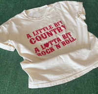 Image 2 of Little Bit Modest Crop Tee