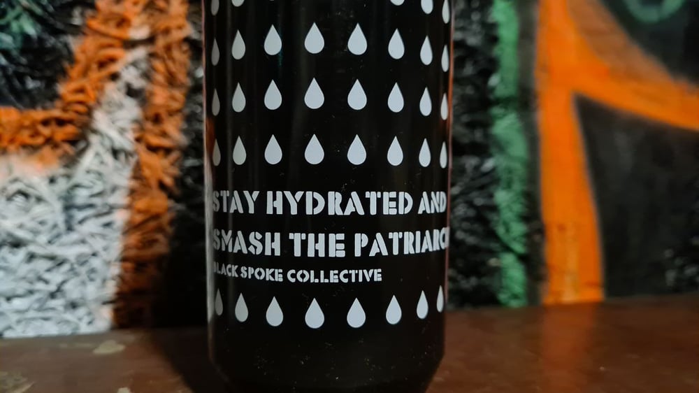 Image of Smash the patriarchy water bottle