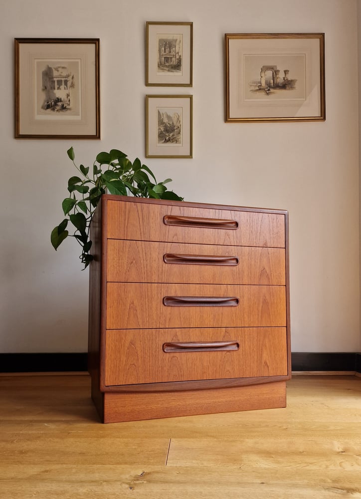 Image of VICTOR WILKINS FOR G PLAN FRESCO CHEST OF DRAWERS