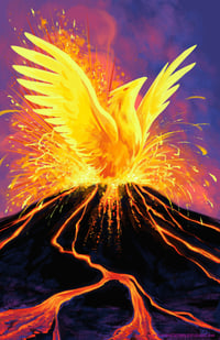 Image 2 of Birth of a Phoenix Print