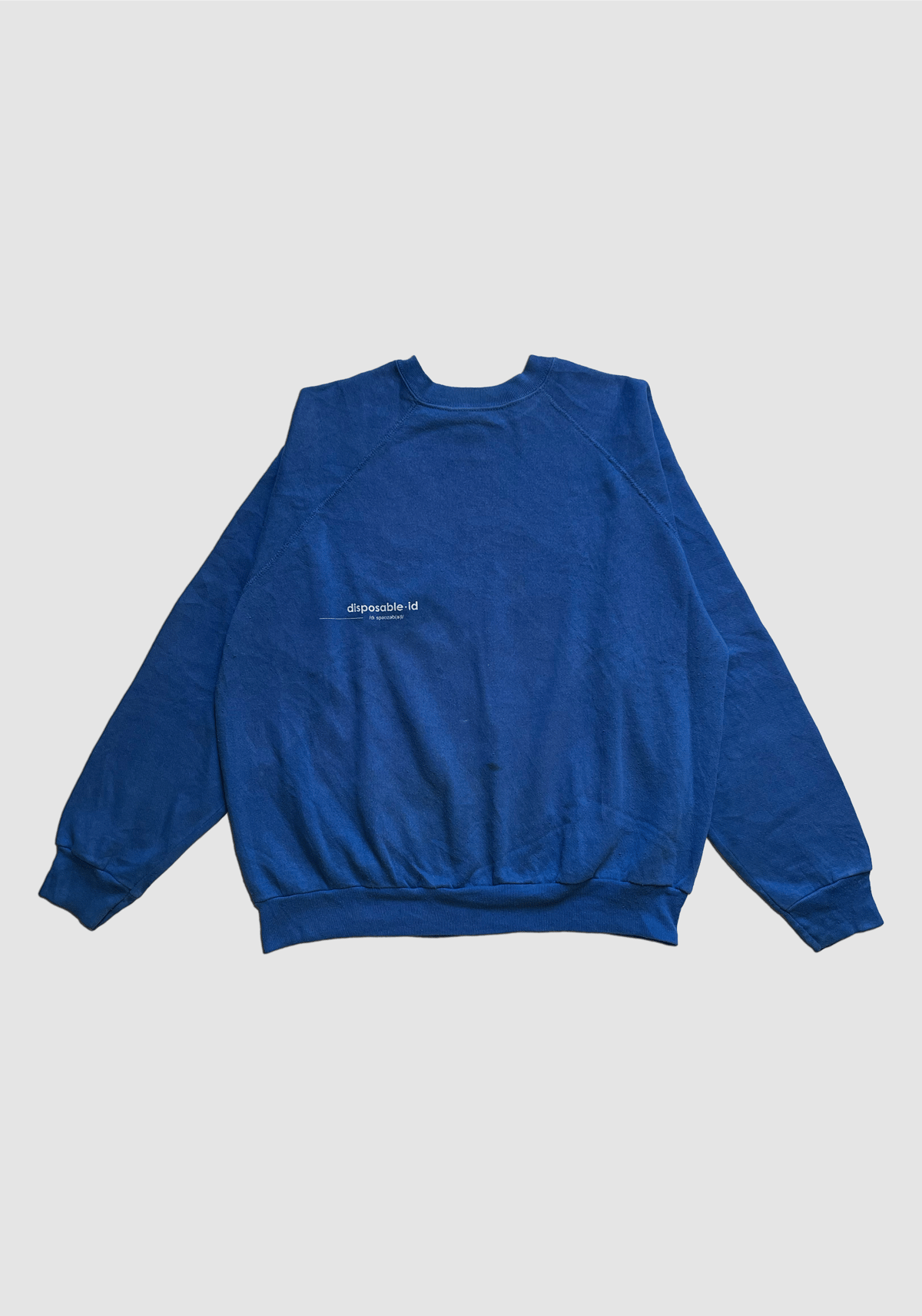 Image of ROYAL BLUE 70's CREWNECK WITH LOGO