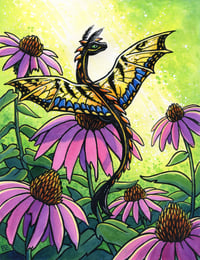 Image 2 of Swallowtail Dragon Print