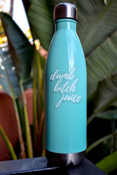 Image of Dumb Bitch Juice Clear Vinyl Sticker