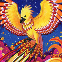 Image 1 of Firebird Flight Print