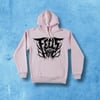 HOODIE 'METAL LOGO' LIGHT PINK