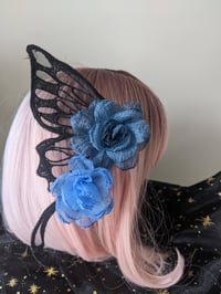 Image 3 of Butterfly Hair Clips- Black