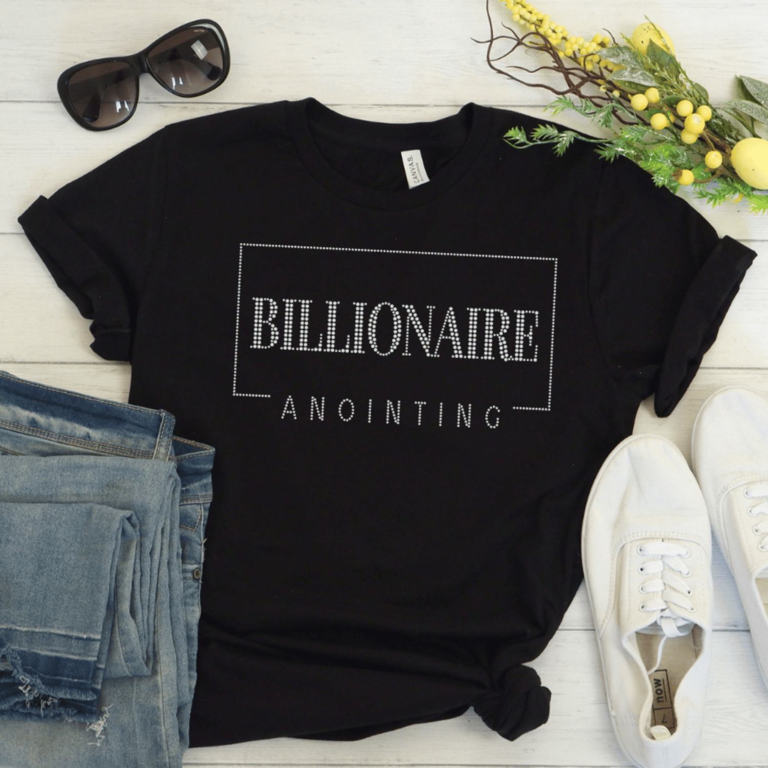 Image of BILLIONAIRE Anointing Women's Bling Tee