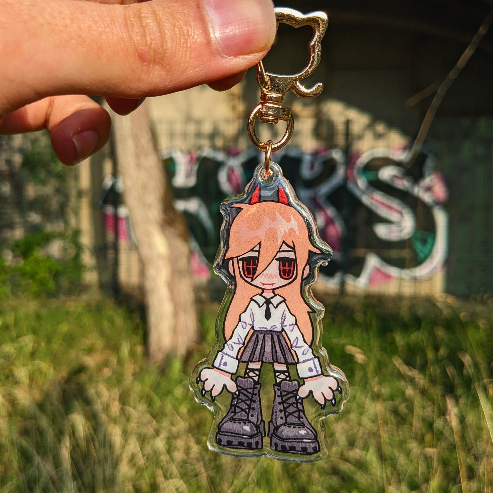 アクセサリー cheri_chanman Chainsawman keychain's | mushymoss