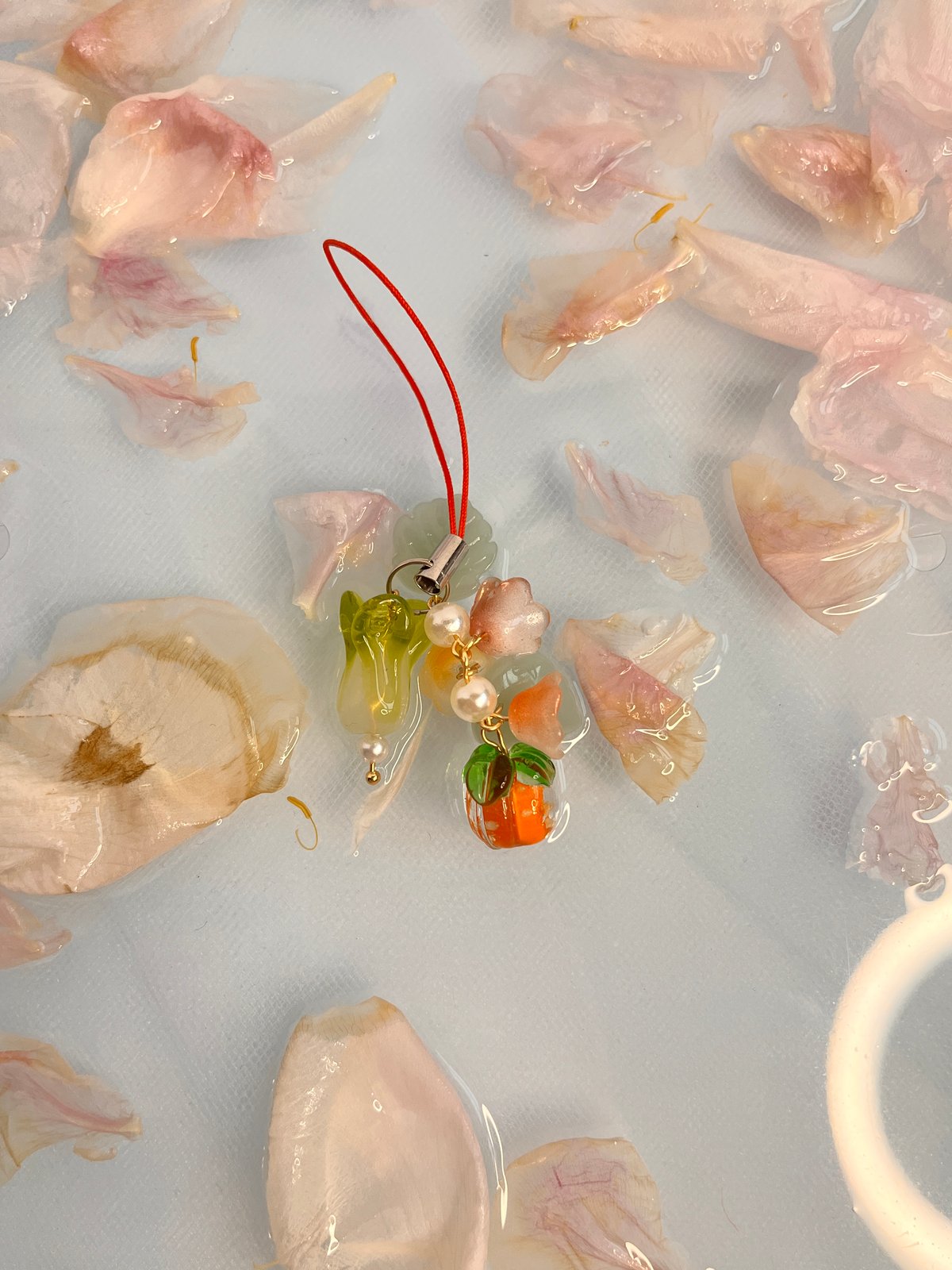 Image of Mei's Lucky Persimmon Phone Charm