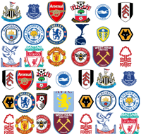 Custom Premier League SVG PNG Files for Cricut  etc