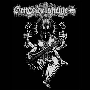 Image of GENOCIDE SHRINES - MILITANT THRISHUL LONG SLEEVE (Pre-order only/Euro Sizes)