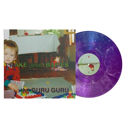 Image of PRE-ORDER - 'Make (Less) Babies' Magenta opaque marbled vinyl - limited edition 100 copies!