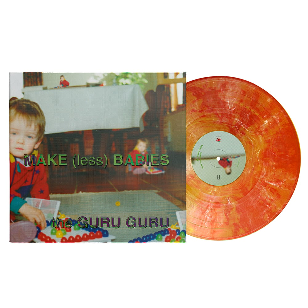 Image of 'Make (Less) Babies' - Yellow opaque marbled vinyl - limited edition 100 copies!