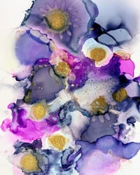 Image 1 of Abstracts in Alcohol Inks - Workshop in Tannum Sands.