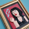 Pulp Fiction Polymer Painting 