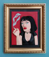 Pulp Fiction Polymer Painting 