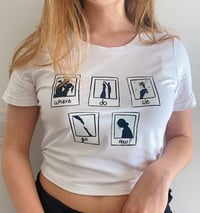 Image 2 of Where do we go now shirt