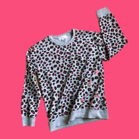 Image 3 of Sequin Animal Print Sweatshirt
