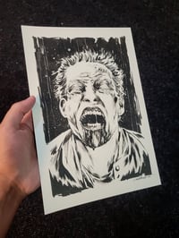 Image 1 of FREDDY LOVES BRAINS - 7.5 X 11" ORIGINAL SKETCH