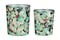 Image of Tealight holders * Laia * Black * silver rim