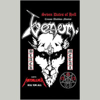 Image 1 of Venom " Seven Dates Of Hell " Flag / Banner / Tapestry 