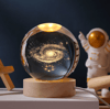 Glowing Galaxy Crystal Ball Night Lights
