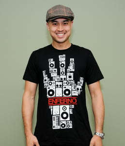 Image of DJ Enferno - Hand T-Shirt (Black)