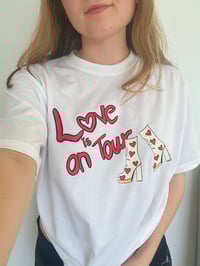 Image 2 of Love is on tour shirt