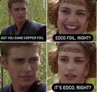 Image 2 of EDCO  7/32 Copper Foil BLACK