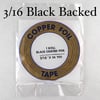 EDCO 3/16 Copper Foil BLACK 