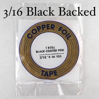 Image 1 of EDCO 3/16 Copper Foil BLACK 